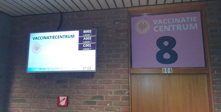 City of Ninove chooses Qmatic for their vaccination center