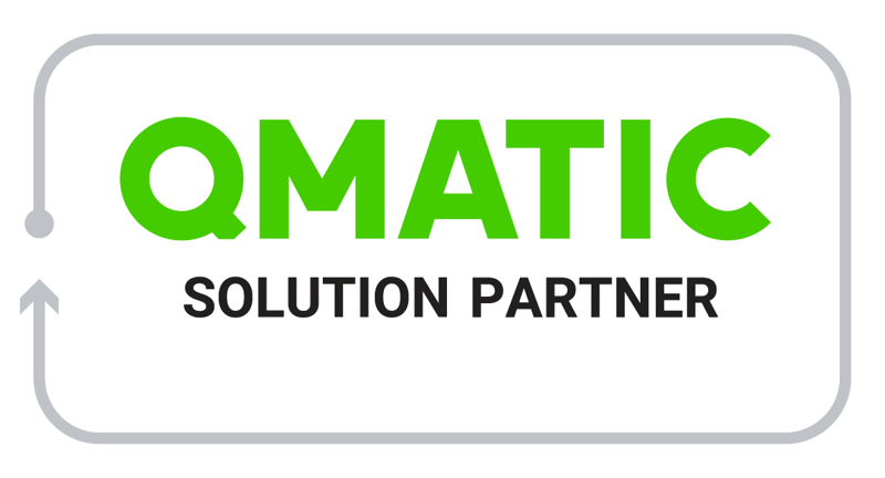 Qmatic Partner logo Premier Solution Partner RGB